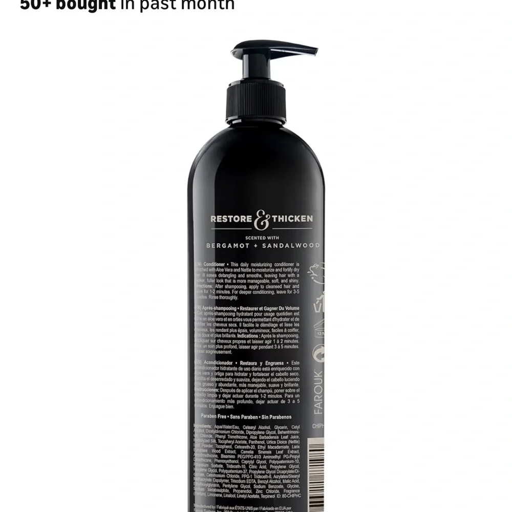 CHI Pour Homme Moisturizing Daily Conditioner For Men,